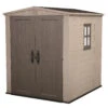 Keter Factor Outdoor Apex Garden Storage Shed, 6 X 6 Feet - Beige -Green Garden World 001 1400 3
