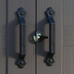 Keter Factor Outdoor Apex Garden Storage Shed 8 X 11 Feet - Beige -Green Garden World 005 1400