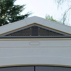 Keter Factor Outdoor Apex Garden Storage Shed 8 X 6 Feet - Beige -Green Garden World 006 1400 3