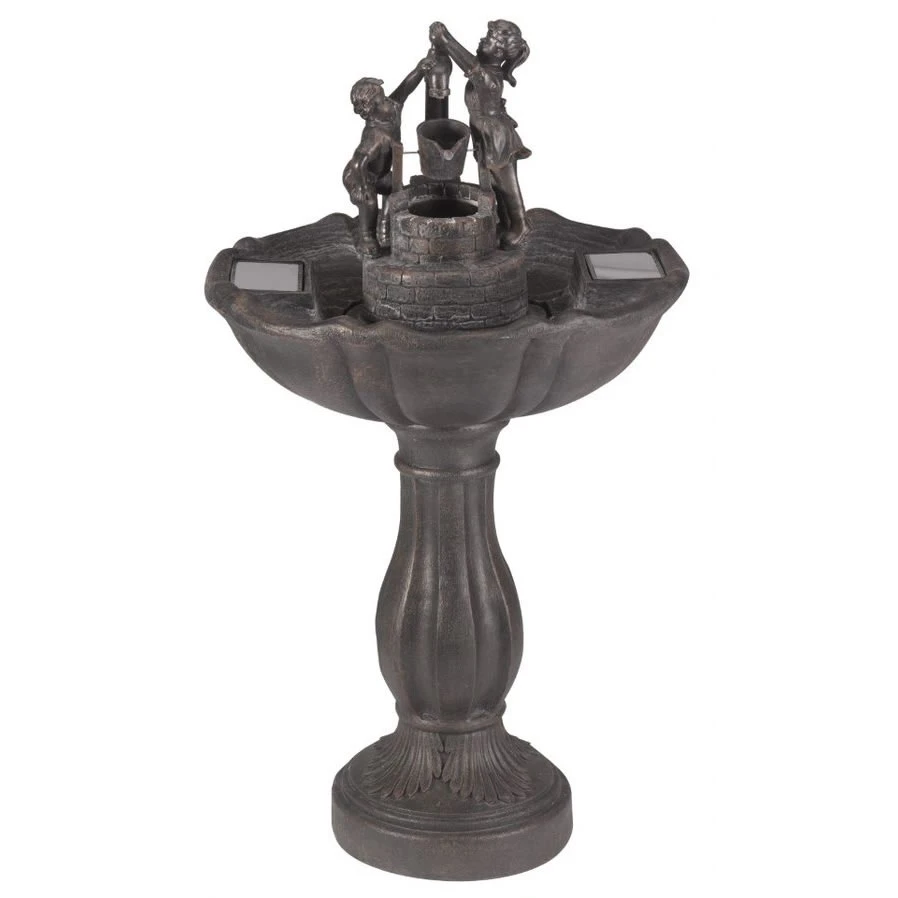 Tipping Pail Bird Solar Powered Water Feature 4 Tipping Pail Bird Solar Powered Water Feature - Image 2