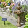 Solar Powered Water Feature - Kingsbury Bird Bath