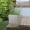 Cotswold Square Planter, Stone Grey - 32cm -Green Garden World 2409031 giant 1