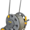 Hozelock 60m Assembled Hose Cart With 50m Maxi Plus Garden Hose - 2442 -Green Garden World 2442 giant