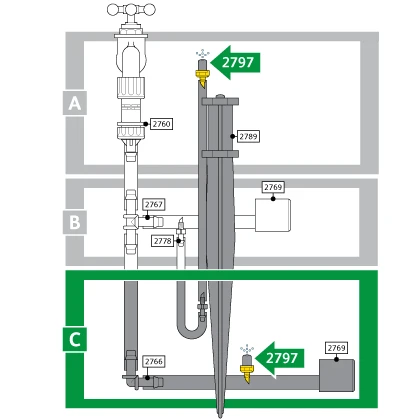 Hozelock Micro Irrigation Mister Microjet - 2797 4 Hozelock Micro Irrigation Mister Microjet - 2797 - Image 2