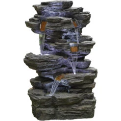 Kelkay Hinoki Springs Water Feature With LEDs 11 Kelkay Hinoki Springs Water Feature With LEDs -Green Garden World 45235L studio giant