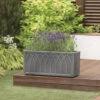 Stewart Versailles Trough Planter In Pewter - 70cm 2 Stewart Versailles Trough Planter In Pewter - 70cm -Green Garden World 5122031 giant