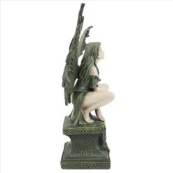 Celtic Fairy's Perilous Perch Garden Ornament By Design Toscano -Green Garden World CL5047 right