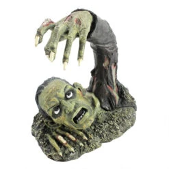 Outbreak Of The Undead Zombie Resin Ornament -Green Garden World CL6367 front