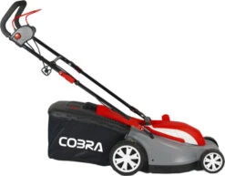 Cobra 15" Electric Lawnmower With Rear Roller -Green Garden World COGTRM38 right large