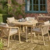 Kettler Cora Rope 4 Seater Dining Set