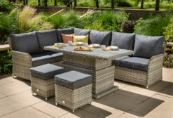 Hartman Heritage Tuscan Rectangular Corner Sofa Set In Ash / Slate