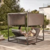 Kettler Elba Daybed In Anthracite/Teak -Green Garden World L Kettler Elba daybed