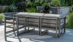 Kettler Menos Versa Corner Sofa Set -Green Garden World L Kettler Versa corner set stacked