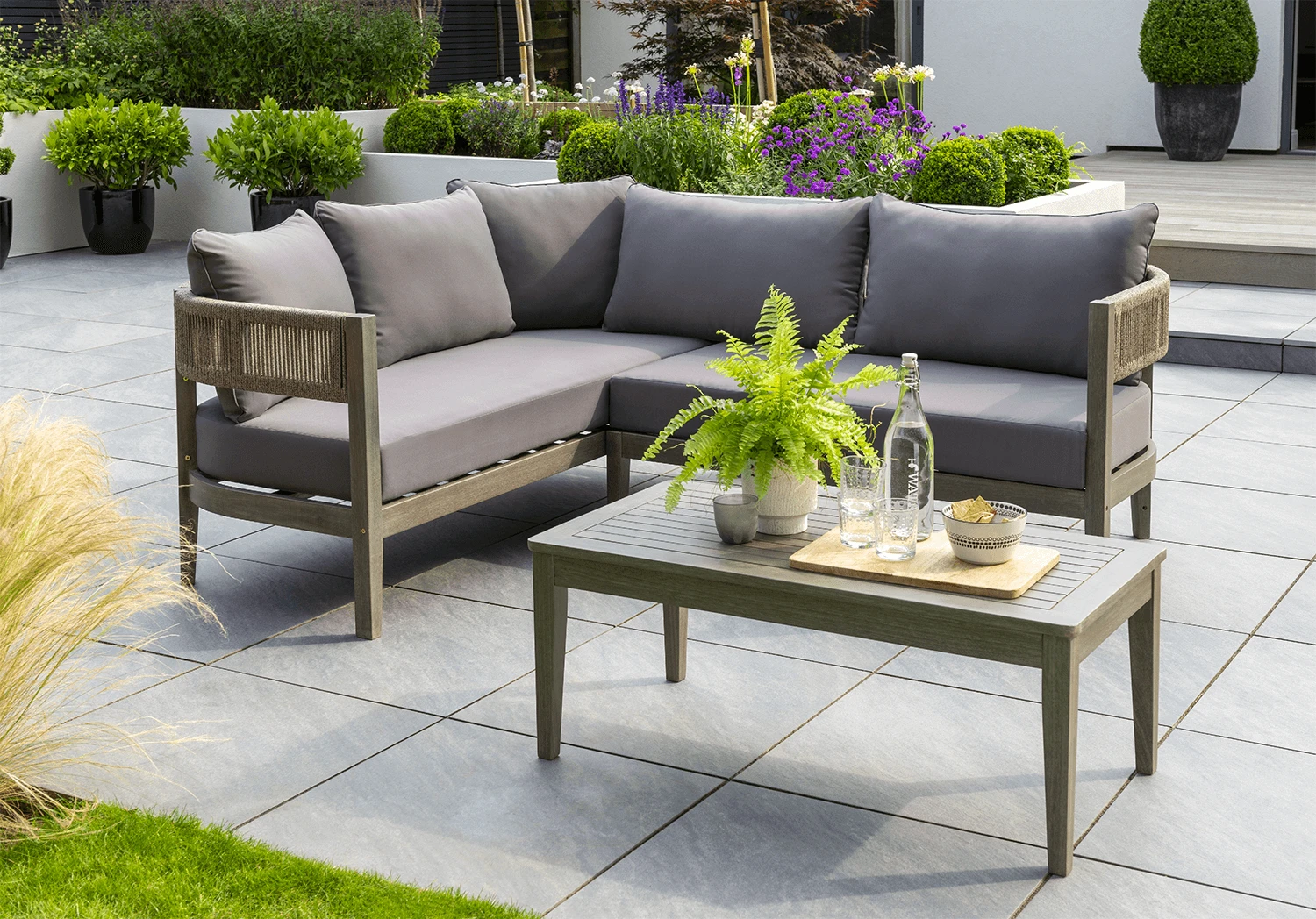 Norfolk Leisure Arden Corner Sofa Set In Grey 3 Norfolk Leisure Arden Corner Sofa Set In Grey