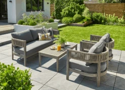 Norfolk Leisure Arden Lounge Sofa Set In Grey