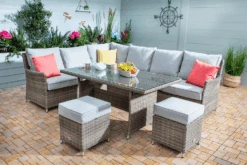 Hartman Westbury Rectangular Corner Sofa Set In Beech / Dove