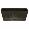 Artstone Balcony Trough Ella Black Large -Green Garden World L artstone balcony trough ella black large
