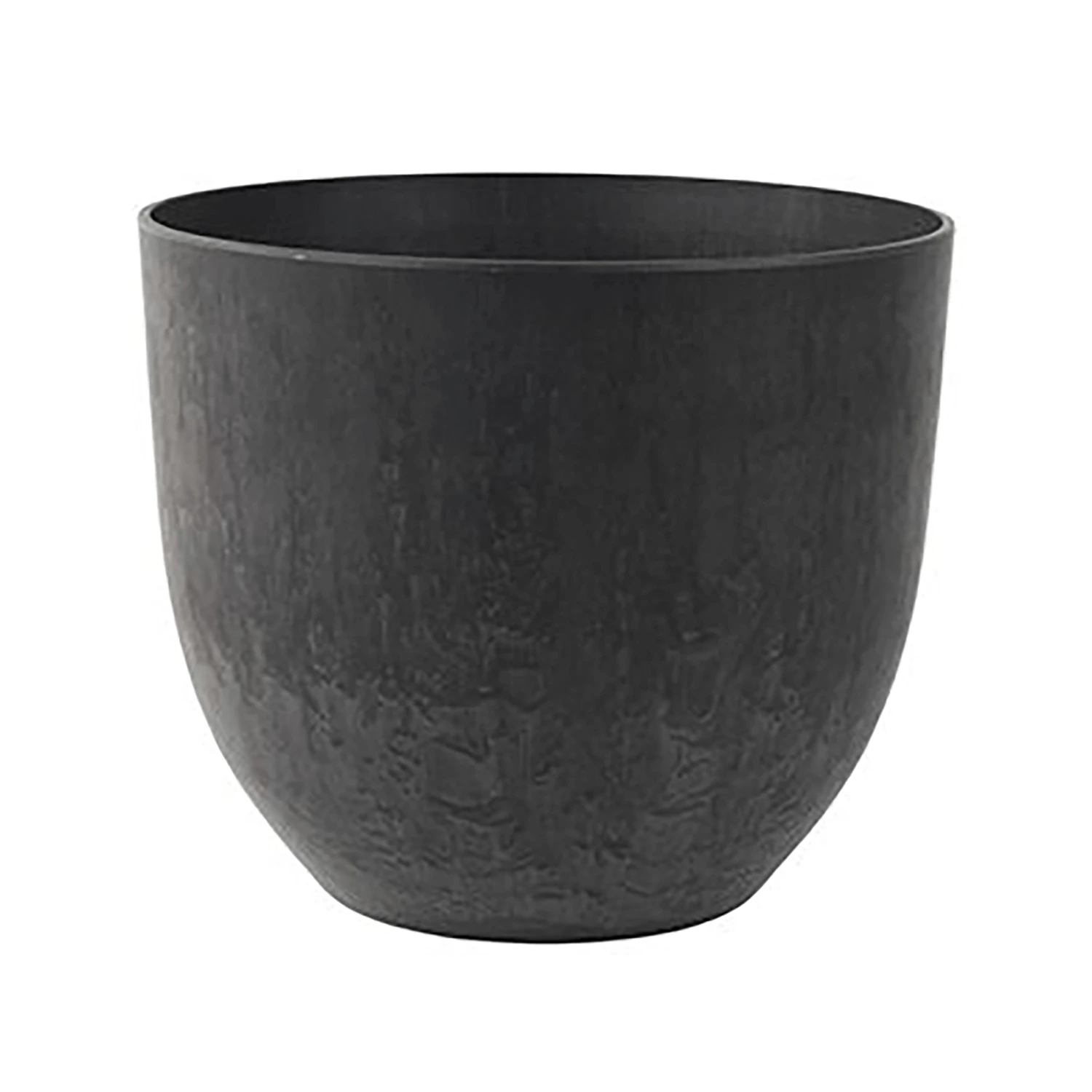 Artstone Pot Bola Black Medium 3 Artstone Pot Bola Black Medium