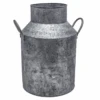Galvanised Milk Churn 2 Galvanised Milk Churn -Green Garden World L galvanised milk churn