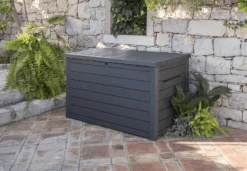 Keter Ontario XXL Deck Storage Box - Anthracite -Green Garden World L ontario