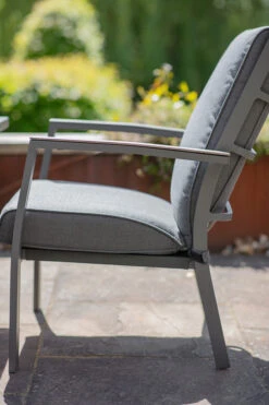 LG Monza Relaxer Set With Gas Firepit Table -Green Garden World L1 MNZ SET15 5