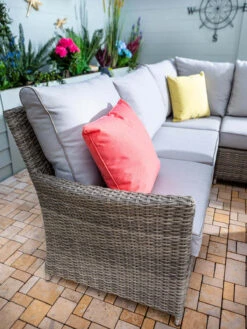 Hartman Westbury Rectangular Corner Sofa Set In Beech / Dove -Green Garden World L1 hartman westbury rectangular casual dining set beech dove