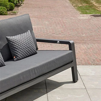 Life Boston Lounge Sofa Set In Lava / Carbon 4 Life Boston Lounge Sofa Set In Lava / Carbon - Image 2