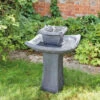 Solar Powered Water Feature - Pagoda Bird Bath 1 Solar Powered Water Feature - Pagoda Bird Bath -Green Garden World Pagoda giant