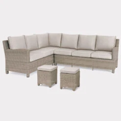 Kettler Palma Right Hand Corner Sofa With Fire Pit Table In Oyster And Stone 7 Kettler Palma Right Hand Corner Sofa With Fire Pit Table In Oyster And Stone -Green Garden World Palma20RH20No20Table os1400