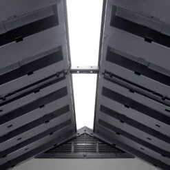 Keter Premier 759 Outdoor Apex Garden Storage Shed 7.5 X 9 Feet- Grey -Green Garden World Premier20759 5 1400