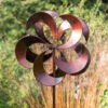 Jonart Tatton Wind Spinner - Burnished Gold -Green Garden World Tatton spinner