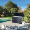 Keter Ontario XXL Deck Storage Box - Anthracite 2 Keter Ontario XXL Deck Storage Box - Anthracite -Green Garden World XXL deck box giant