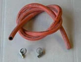 Gas Hose 1mtr Length With Two Jubilee Clips - 9913199