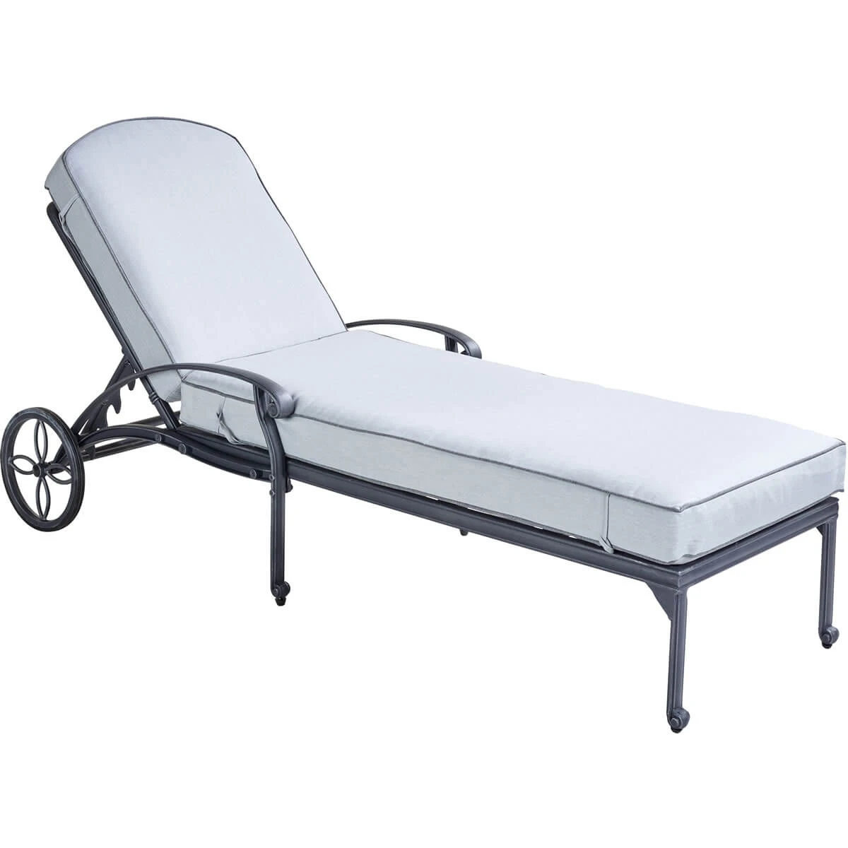 Hartman Amalfi Lounger In Antique Grey / Platinum 4 Hartman Amalfi Lounger In Antique Grey / Platinum - Image 2