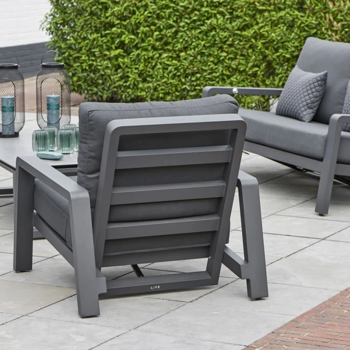 Life Boston Lounge Sofa Set In Lava / Carbon 6 Life Boston Lounge Sofa Set In Lava / Carbon - Image 4