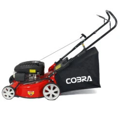 Cobra 40cm Petrol Push Mower - M40C -Green Garden World cobra M40C side giant