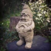 Jolly Gnome Stone -Green Garden World g gn13