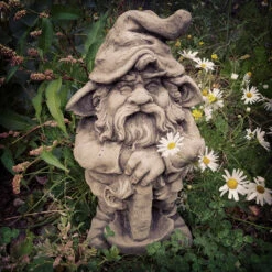 Gnome With Axe Stone