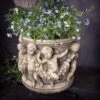 Cherub Pot Small Stone 1 Cherub Pot Small Stone -Green Garden World g vp3