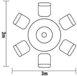 Hartman Heritage Tuscan 6 Seater Dining Set In Beech / Dove -Green Garden World hartman heritage 6 seat footprint