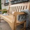 Heritage Oak 4ft Garden Bench - 2 Seater -Green Garden World heritage 4ft