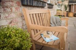 Heritage Oak 4ft Garden Bench - 2 Seater -Green Garden World heritage 4ft 3