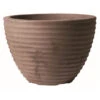 Low Honey Pot Decorative Planter In Dark Brown - 37cm -Green Garden World honey pot brown studio