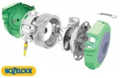 Hozelock Auto Reel 40m - 2595 9 Hozelock Auto Reel 40m - 2595 -Green Garden World hozelock autoreel exploded