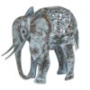 Metal Silhouette Elephant - Solar Powered -Green Garden World l 1050940mo metal silhouette elephant 4