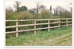 Wooden Post And Rail Packs For A 3 Rail Fence Fencing -Green Garden World l 3 Rail 3