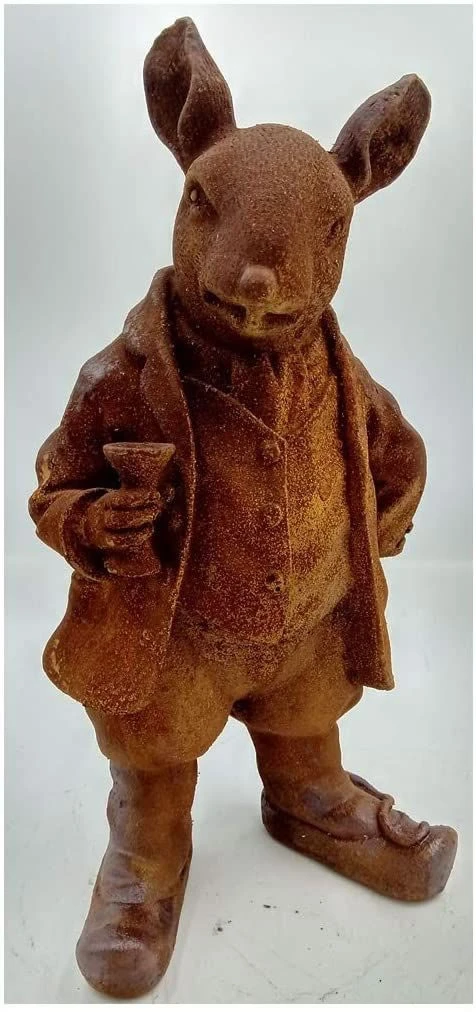 Mr Ratty Garden Sculpture From The Wind In The Willows - Made From Cold Cast Iron 4 Mr Ratty Garden Sculpture From The Wind In The Willows - Made From Cold Cast Iron - Image 2