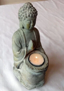 Set Of 3 Buddha Tealightholders -Green Garden World l 61oVli9qr8L. AC SL1057