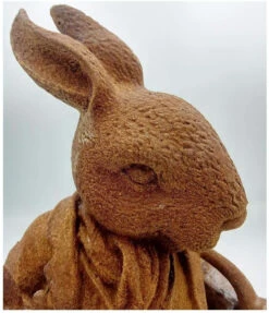 Cold Cast Iron Mr Rabbit Garden Ornament From Beatrix Potter -Green Garden World l 71Zz8q1 m1L. AC SL1020 2