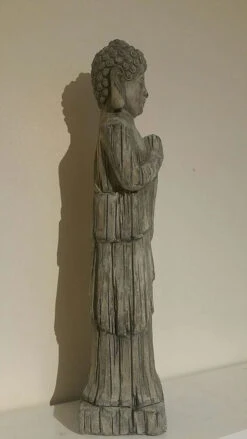 Standing Buddha - Stone Effect Finish -Green Garden World l 71ef4ArxOZL. AC SL1500